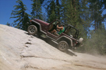 Jeremy Hawkins Jeep on Bald Mountain Trail August 2001
