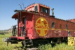 Caboose at Parkfield CA