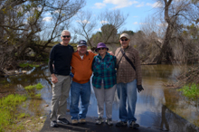 The Ramblers on February 22: Wes, Don, Sue and Dick