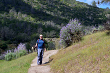 Wes at Lupine Curve