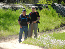 Don and Wes on the trail