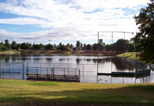 Rotary Park in Clovis is also used for flood control