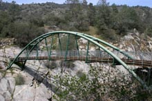 Foot bridge across San Joaquin River