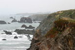 Northern California coast between Jenner and Mendocino