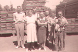 Bob & Hazel Estel, Frank Estel, Reva & Mills Brown, Ruby & Roy Merrill, Burton Brown, July 1939
