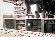 Grandma's kitchen at the mill cabin