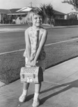 Daughter Jennifer, on her first day of school