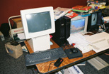 Duncan McDougall's X68000 next to the A500