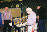 Tony Cole (left) and his Cray parts for sale