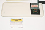 A closeup of the Commodore 64GS