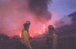 Rod at Plumas County Fire, summer 1999
