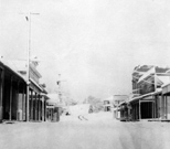 Downtown Mariposa, facing north, 1920s