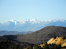 View of Sierra from just outside Virginia City NV