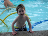 Jack at swim school