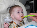 Learning to eat solid food