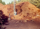 Sawdust pile in 1987...